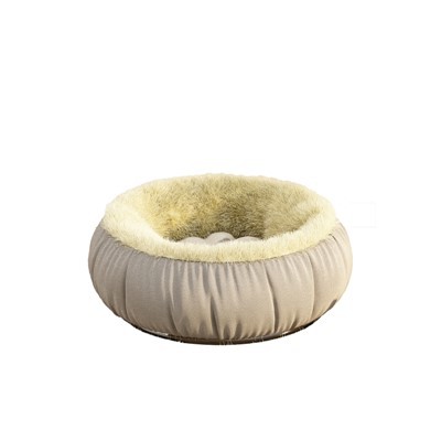 عش مستدير من القطيفة الدافئة