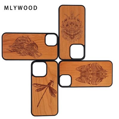 حالة iPhone 15 Wooden